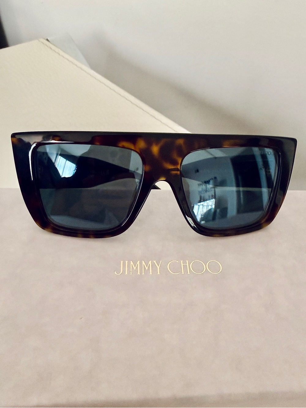 Brand new! 
Jimmy Choo
52mm Rectangular
Sunglasses